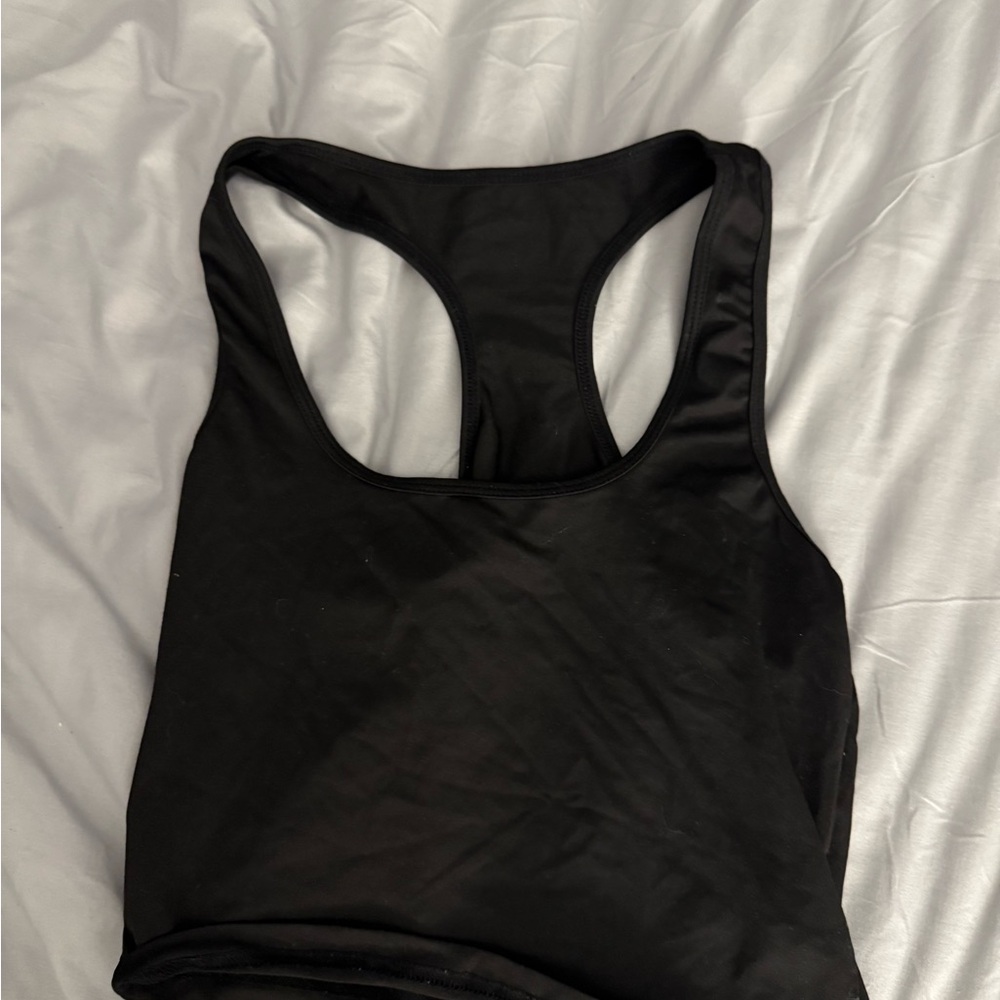 SHEIN athletic razorback tank top